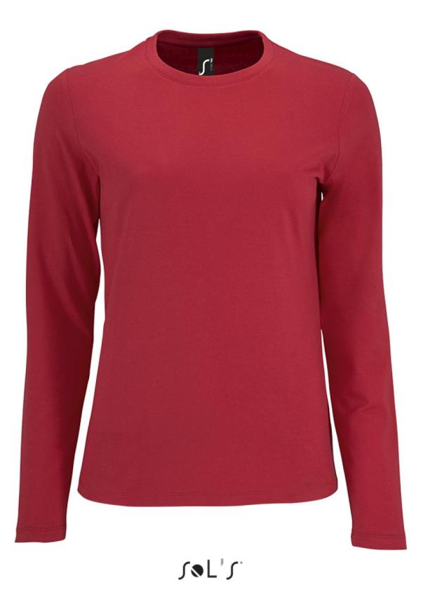 U SO02075 - SOL'S IMPERIAL LSL WOMEN - HOSSZÚ UJJÚ PÓLÓ - Red
