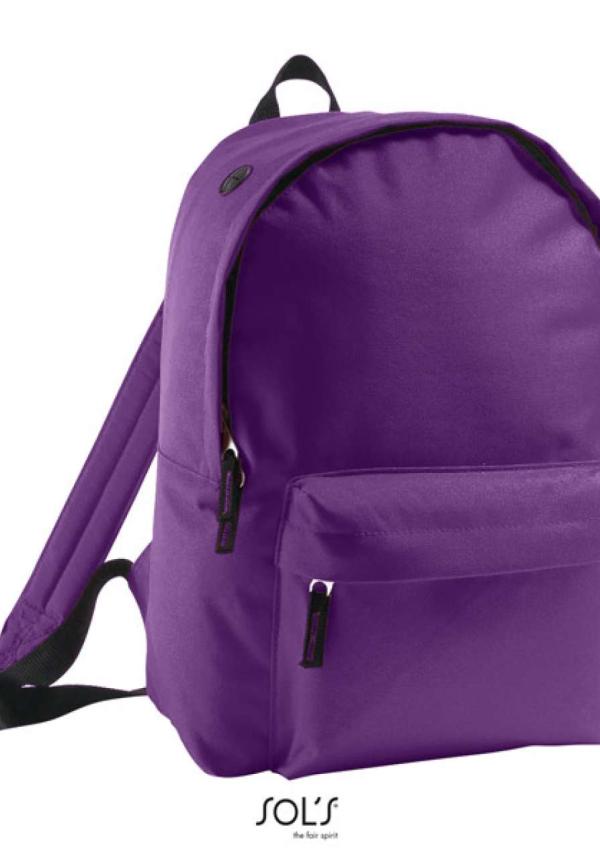 U SO70100 - SOL'S RIDER - 600D POLIÉSZTER HÁTIZSÁK - Dark Purple