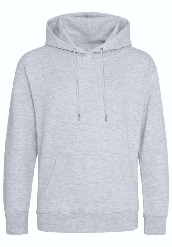 U AWJH201 - ORGANIKUS PAMUT KAPUCNIS PULÓVER - Heather Grey