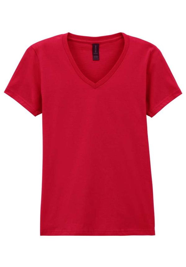 U GIL64V00 - SOFTSTYLE™ NŐI V-NYAKÚ PÓLÓ - Cherry Red U GIL64V00 - SOFTSTYLE™ NŐI V-NYAKÚ PÓLÓ - Cherry Red