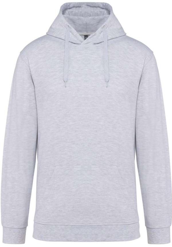 U KA476 - FÉRFI KAPUCNIS PULÓVER - Ash Heather