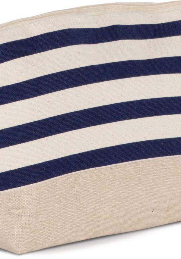U KI0752 - TENGERÉSZMINTÁS PIPERETÁSKA - Natural/Navy