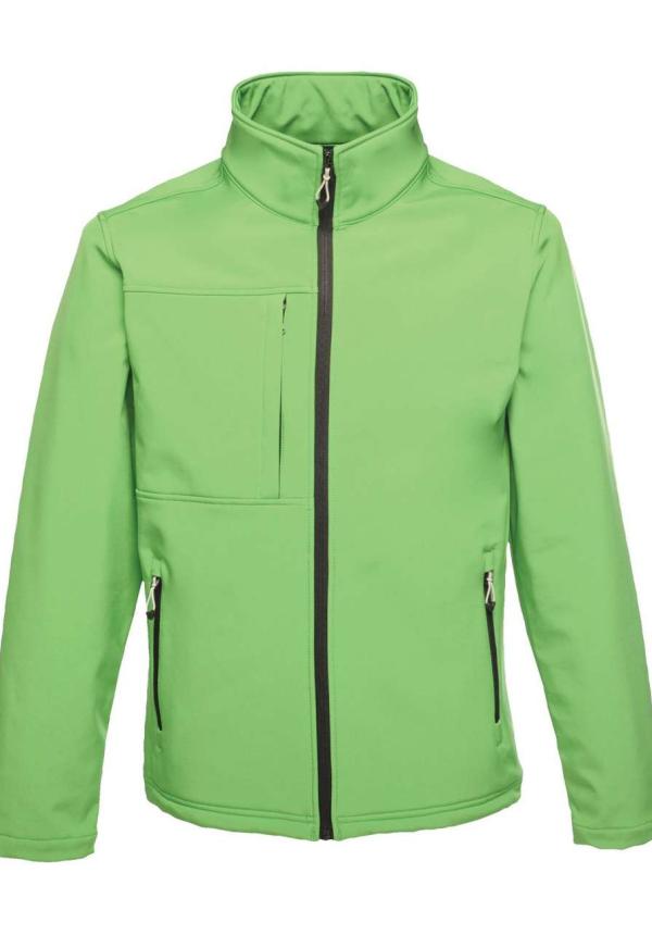 U RETRA688 - OCTAGON II NYOMTATHATÓ HÁROMRÉTEGŰ MEMBRÁNNAL ELLÁTOTT FÉRFI SOFTSHELL - Extreme Green/Black