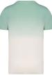 U NS345 - UNISZEX KÖRNYEZETBARÁT OMBRE HATÁSÚ PÓLÓ - Dip Dye Jade Green