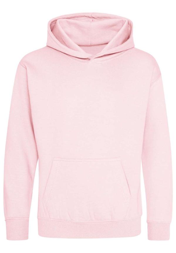 U AWJH001J - COLLEGE KAPUCNIS PULÓVER - Baby Pink