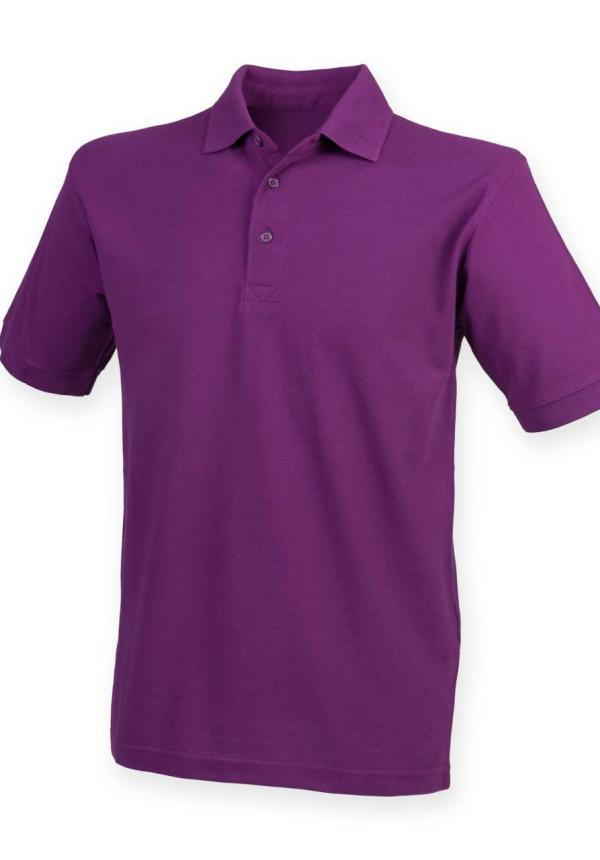 U HN400 - FÉRFI KLASSZIKUS 65/35 PIQUÉ GALLÉROS PÓLÓ - Magenta