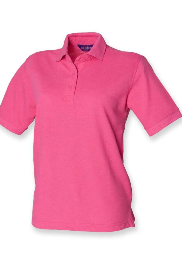 U HN401 - NŐI KLASSZIKUS 65/35 PIQUÉ GALLÉROS PÓLÓ - Fuchsia