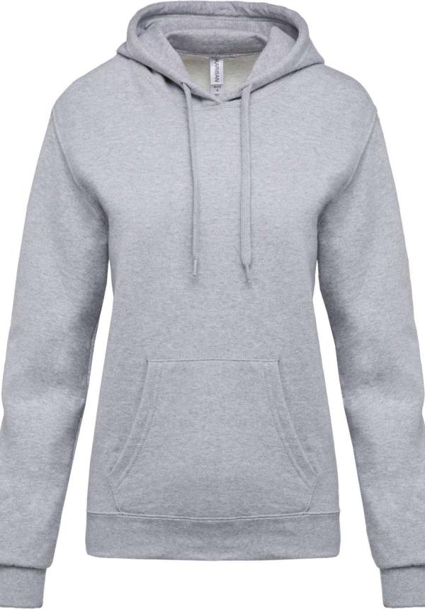 U KA473 - NŐI KAPUCNIS PULÓVER - Oxford Grey