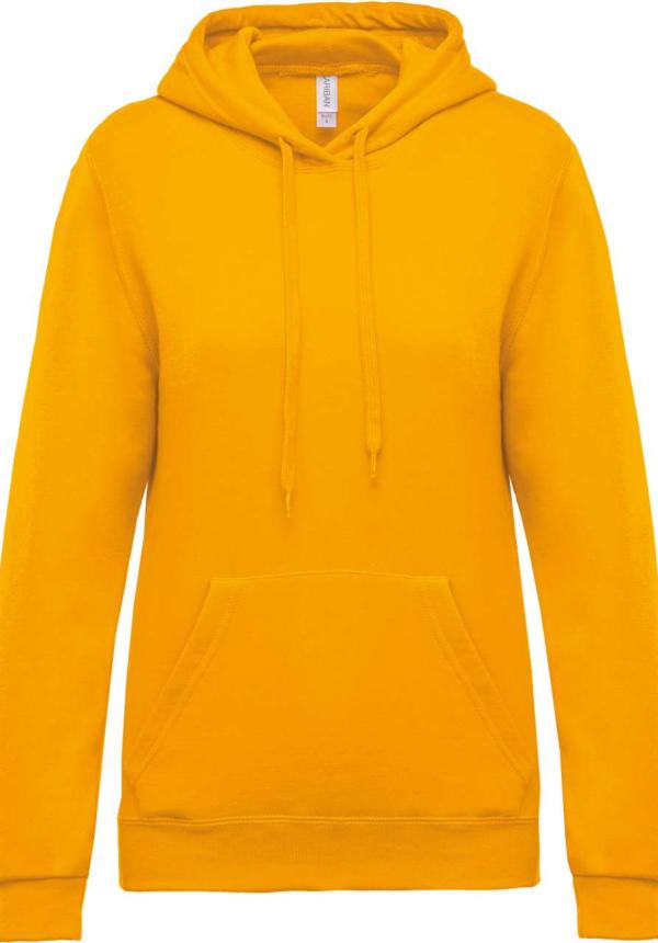 U KA473 - NŐI KAPUCNIS PULÓVER - Yellow
