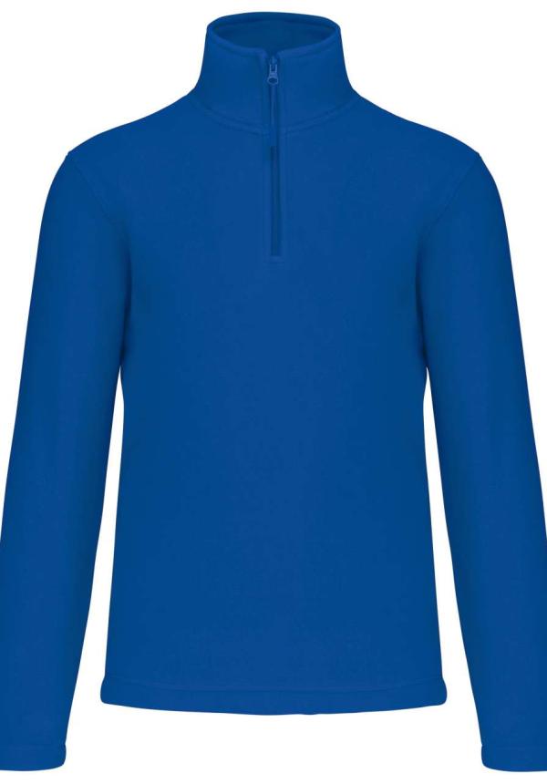 U KA912 - ENZO - CIPZÁRAS NYAKÚ POLÁR PULÓVER - Royal Blue