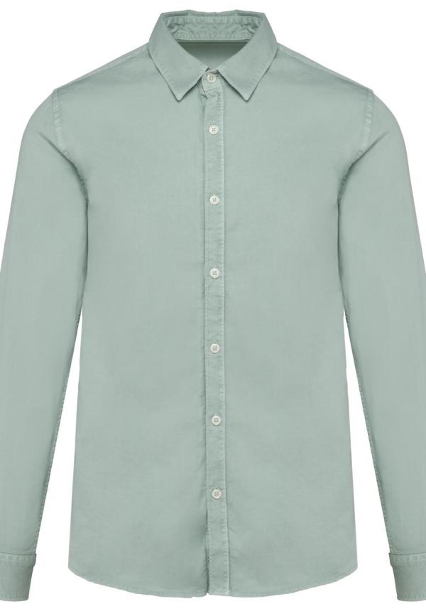 U NS502 - MOSOTT HATÁSÚ FÉRFI ING - Washed Jade Green U NS502 - MOSOTT HATÁSÚ FÉRFI ING - Washed Jade Green