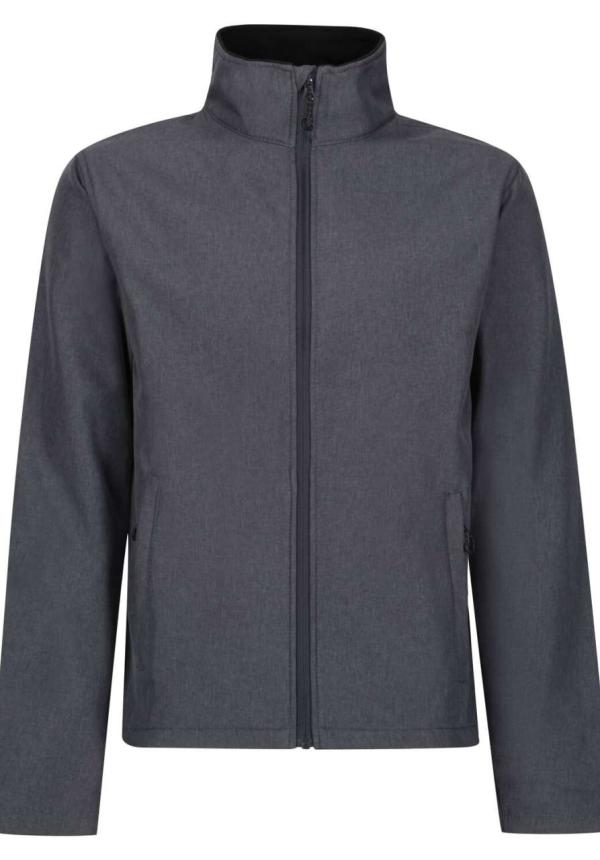 U RETRA698 - LIMESTONE MELÍROZOTT NYOMTATHATÓ SOFTSHELL DZSEKI - Seal Grey/Black