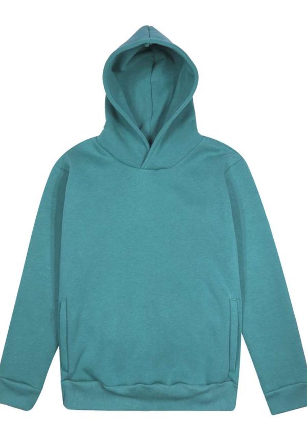 U VE817T - MYA - UNISZEX VÁROSI SOFT KAPUNIS PULÓVER - Aqua Green