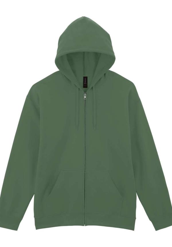 U GISF600 - SOFTSTYLE™ MIDWEIGHT FELNŐTT VÉGIG CIPZÁRAS KAPUCNIS PULÓVER - Military Green U GISF600 - SOFTSTYLE™ MIDWEIGHT FELNŐTT VÉGIG CIPZÁRAS KAPUCNIS PULÓVER - Military Green