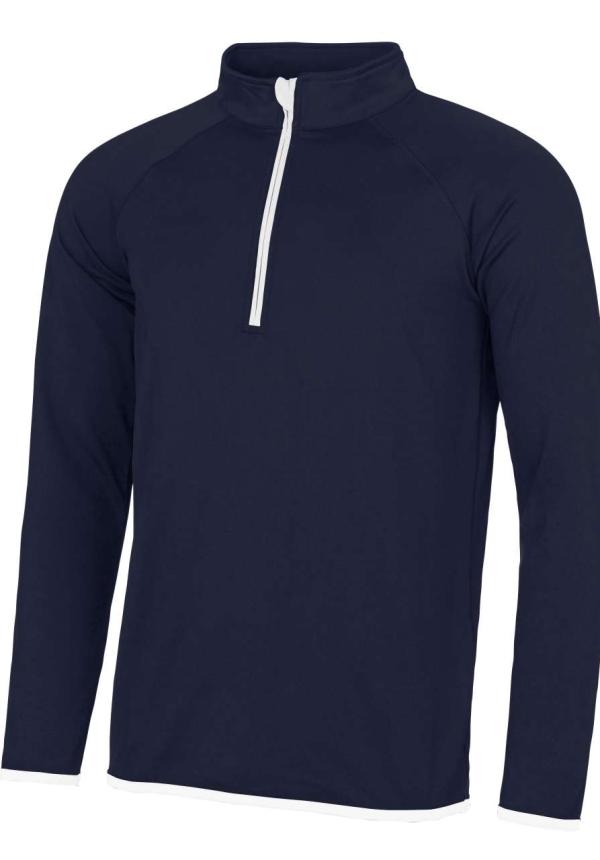U JC031 - FÉRFI COOL 1/2 CIPZÁRAS PULÓVER - French Navy/Arctic White U JC031 - FÉRFI COOL 1/2 CIPZÁRAS PULÓVER - French Navy/Arctic White