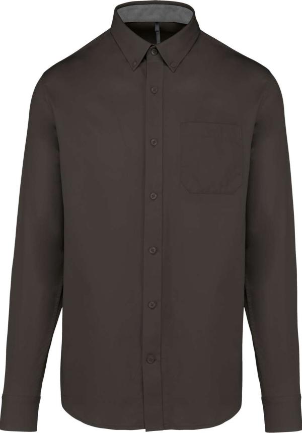 U KA586 - FÉRFI NEVADA HOSSZÚ UJJÚ PAMUT ING - Dark Grey U KA586 - FÉRFI NEVADA HOSSZÚ UJJÚ PAMUT ING - Dark Grey