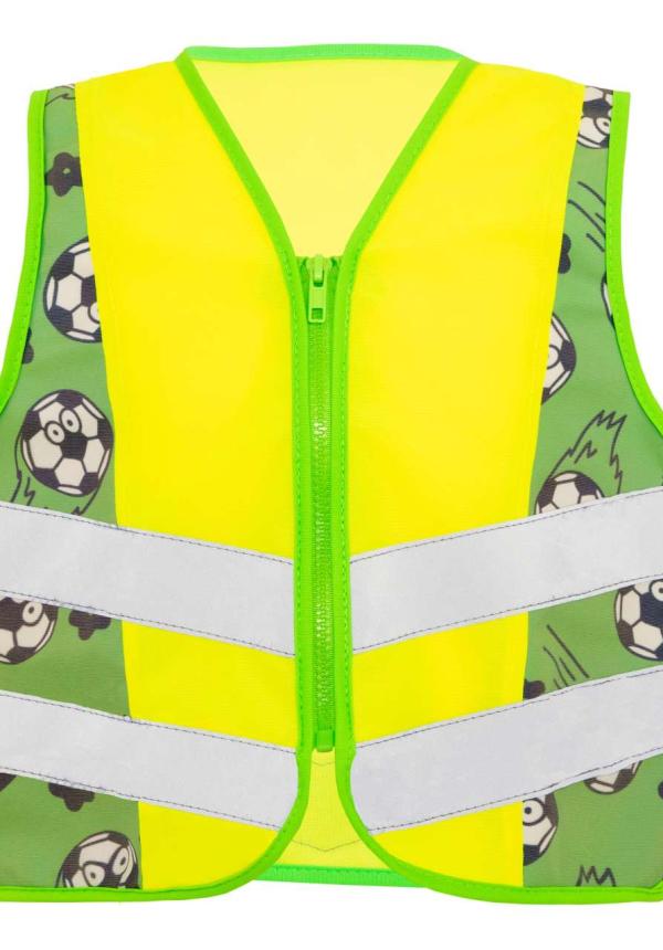 U KXACTION - GYERMEK BIZTONSÁGI MELLÉNY - Hi-Vis Yellow/Soccer