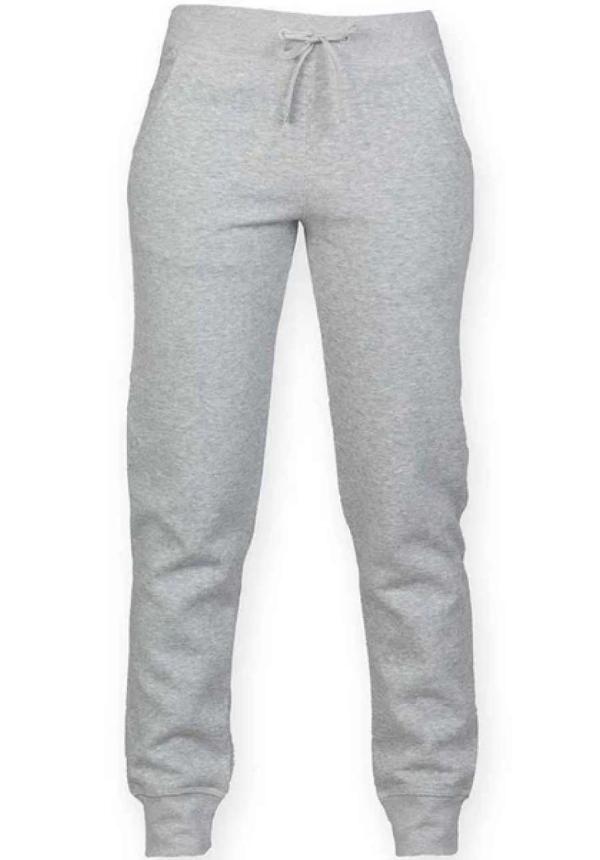 U SFL425 - NŐI SLIM PASSZÉS MELEGÍTŐNADRÁG - Heather Grey