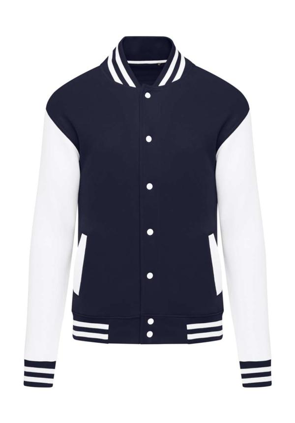 U SGO450U - UNISZEX KLASSZIKUS EGYETEMI DZSEKI - Navy/Snowwhite U SGO450U - UNISZEX KLASSZIKUS EGYETEMI DZSEKI - Navy/Snowwhite