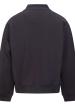U AWJH124 - SIGNATURE VASTAG BOMBER PULÓVER - Deep Black