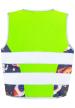 U KXACTION - GYERMEK BIZTONSÁGI MELLÉNY - Neon Green/UFO