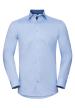 FR 02200 - Tailored Contrast Herringbone Shirt LS FR 02200 - Tailored Contrast Herringbone Shirt LS